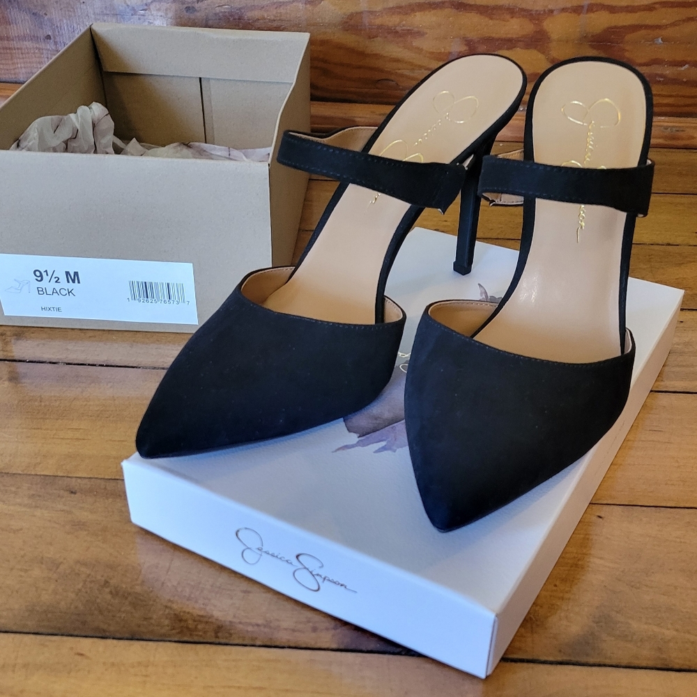 Black Mule Heels